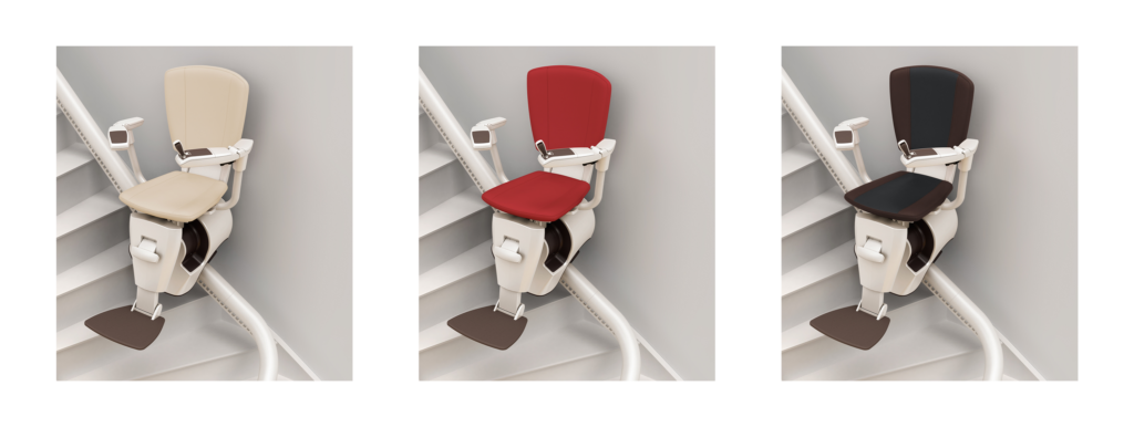 A comparison of 3 stair lifts. The Customer can compare which Stair lift is the best.